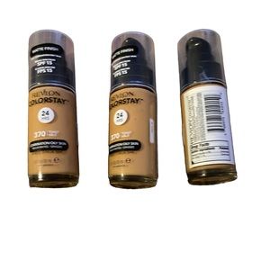 Revlon colorstay makeup foundation #370 lot of 3